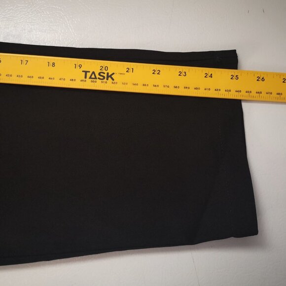 Dazy Ladies Size Medium Black Straight Leg Front Pleats Dress Pants - Picture 12 of 12